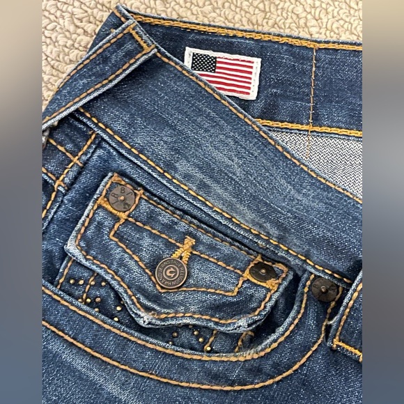 True Religion Jeans Men’s RICKY Size 28 with detailed back pocket - Picture 3 of 8